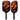 CX11E Control 8.5oz Pickleball Paddle Orange-Racquets-Gearbox-1CX11EC8-2-x-Tennis Express