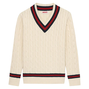 Men's Cable Knit Tennis Sweater-Apparel-Boast-1K2300-709354Tennis Express