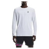 Men's Court Long Sleeve Tennis Top White-Apparel-On-1ME123001081ME12300108-F25-Tennis Express