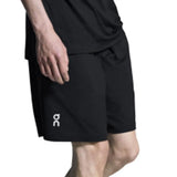 Men's Courtside 8 Inch Tennis Short-Apparel-On-1MF1049-S25-black-Tennis Express