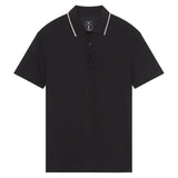 Men's Courtside Tennis Polo Black-Apparel-On-1MF30390553-1-Tennis Express