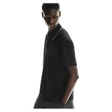 Men's Courtside Tennis Polo Black-Apparel-On-1MF30390553-4-Tennis Express