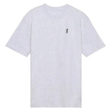 Men's Club Court Tennis Top Heather Gray and Pink-Apparel-On-1MF30594431-F25-Tennis Express