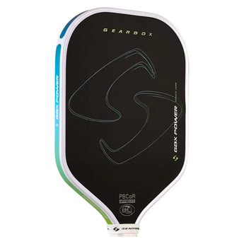 GBX Power Hybrid 16mm Pickleball Paddle Black and Blue,Pickleball Paddles,Gearbox,,,Tennis Express,1PGBXHP4-1-4