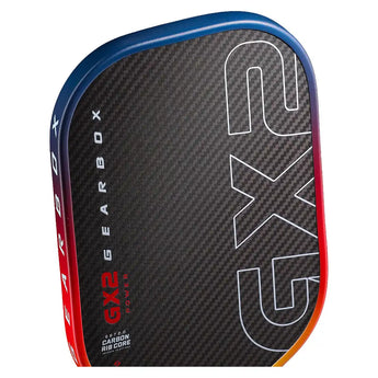 GX2 Power Elongated Limited Edition 16mm Pickleball Paddle Orange and Blue,Pickleball Paddles,Gearbox,,,Tennis Express,1PGX2P1-5-5