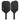 GX2 Power Hybrid Pickleball Paddle Black and Blue-Racquets-Gearbox-1PGX2P4-1-x-Tennis Express