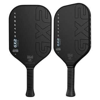 GX2 Power Hybrid Pickleball Paddle Black and Blue-Racquets-Gearbox-1PGX2P4-1-x-Tennis Express