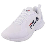 Men's Volley Burst Pickleball Shoes White,Footwear,Fila,7,,Tennis Express,1PM01791-125F23-X