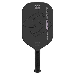 Pro Ultimate Power Elongated Pickleball Paddle Black and Purple-Racquets-Gearbox-1PROEU2-1-1-Tennis Express