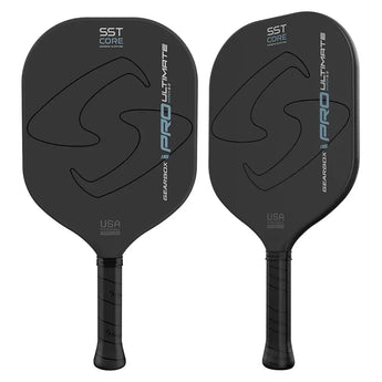 Pro Power Series Ultimate Hyper Pickleball Paddle Black and Blue-Racquets-Gearbox-1PROHU1-1-x-Tennis Express