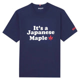 Men's Japanese Maple Leaf Tennis Tee Navy,Apparel,Boast,S,Navy,Tennis Express,1T2301-MPL-1
