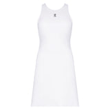 Women's Court Split Tennis Dress-Apparel-On-0069 White-XS, [current_file_name-Tennis Express