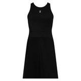 Women's Court Split Tennis Dress-Apparel-On-553 Black-XS, [current_file_name-Tennis Express