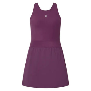 Women's Court Split Tennis Dress Cassis,Apparel,On,Cassis,XS,Tennis Express,1WG10205007-F26-1