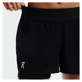 Women's 3 Inch Court 2-in-1 Tennis Short,Apparel,On,,,Tennis Express,1WG10220-black2
