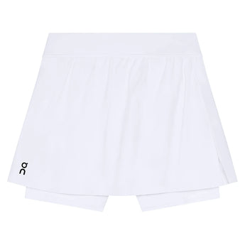 Women's Court Split Tennis Skirt White-Apparel-On-White-XS, [current_file_name-Tennis Express