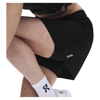Women's Court Split Tennis Skort Black,Apparel,On,,,Tennis Express,1WG10990553-BF261
