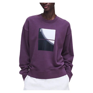 Women's Club Swing Long Sleeve Tennis Crew Cassis,Apparel,On,Cassis,XS,Tennis Express,1WG30935007-F26-3