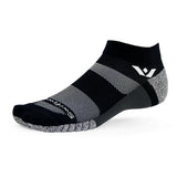Flite XT Ankle Socks Black-Socks-Swiftwick-1X010ZZ-Tennis Express