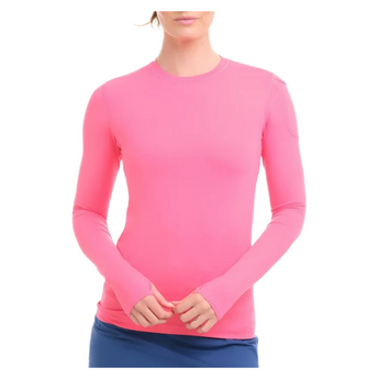 Women's 24/7 Long Sleeve Tennis Crew,Apparel,BloqUV,,,Tennis Express,2001-BB-1