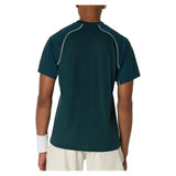 Men's Match ACTIBREEZE Tennis Polo Saxon Green-Apparel-Asics-2041A322-300U25-4-2-[Sku]-Tennis Express