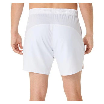 Men's Match 7 Inch Tennis Short Brilliant White-Apparel-Asics-2041A333-100S25-4-Tennis Express