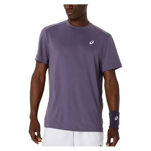 Men's Court Short Sleeve Tennis Top Greyish Purple-Apparel-Asics-2041A339-500S25-3-1-[Sku]-Tennis Express
