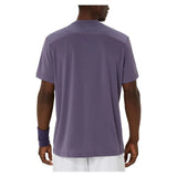 Men's Court Short Sleeve Tennis Top Greyish Purple-Apparel-Asics-2041A339-500S25-4-2-[Sku]-Tennis Express