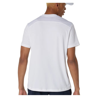 Men's Court Short Sleeve Tennis Top,Apparel,Asics,,,Tennis Express,2041A339_100_4