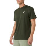 Men's Court Short Sleeve Tennis Top Vintage Khaki,Apparel,Asics,,,Tennis Express,2041A339_200
