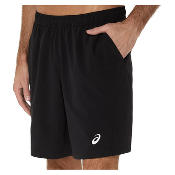 Men's Court 9 Inch Tennis Short Performance Black,Apparel,Asics,,,Tennis Express,2041A343_001_3