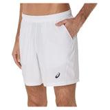 Men's Court 7 Inch Tennis Short Brilliant White,Apparel,Asics,,,Tennis Express,2041A344_100_1