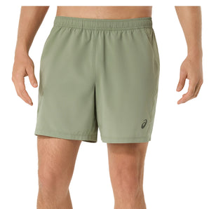 Men's Court 7 Inch Tennis Short Khaki Green,Apparel,Asics,Khaki Green,S,Tennis Express,2041A344_301_4
