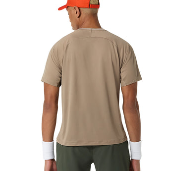 Men's Game Short Sleeve Tennis Top,Apparel,Asics,,,Tennis Express,2041A379_200_2