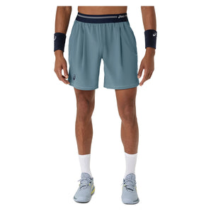 Men's Game 7 Inch Tennis Short Ironclad,Apparel,Asics,,,Tennis Express,2041A382_020_1