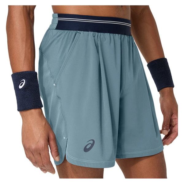 Men's Game 7 Inch Tennis Short Ironclad,Apparel,Asics,S,IRONCLAD,Tennis Express,2041A382_020_3