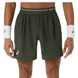 Men's Game 7 Inch Tennis Short,Apparel,Asics,200 Vintage Khaki,S,Tennis Express,2041A382_200