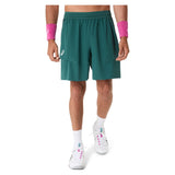 Men's Match Laser Cut 7 Inch Tennis Short Dark Neptune-Apparel-Asics-2041A389-300S26-1-675531Tennis Express