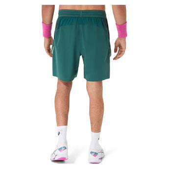 Men's Match Laser Cut 7 Inch Tennis Short Dark Neptune-Apparel-Asics-2041A389-300S26-3-Tennis Express
