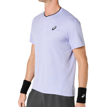 Men's Night Energy Match Short Sleeve Tennis Top Seastorm,Apparel,Asics,,,Tennis Express,2041A418_500_1