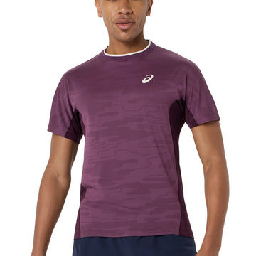 Men's Match Jacquard Short Sleeve Tennis Top