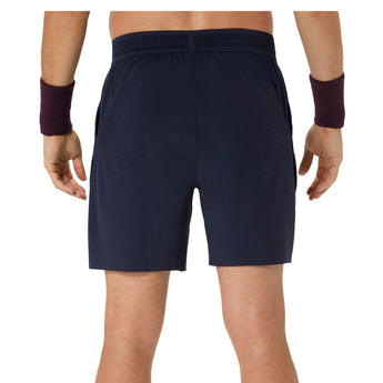 Men's Match Laser Cut 7 Inch Tennis Short,Apparel,Asics,,,Tennis Express,2041A421_400_1