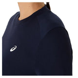 Women's Court Short Sleeve Tennis Top Midnight-Apparel-Asics-2042A371-400S25-6-Tennis Express