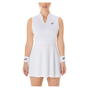 Women's Court Tennis Dress Brilliant White-Apparel-Asics-2042A372-101S25-3-Tennis Express