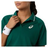 Women's Asia Tour Game Short Sleeve Tennis Polo,Apparel,Asics,,,Tennis Express,2042A426_300_4
