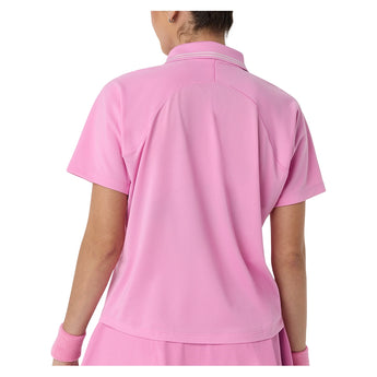 Women's Asia Tour Game Short Sleeve Tennis Polo,Apparel,Asics,,,Tennis Express,2042A426_700_3