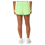 Women's Match Laser Cut Tennis Short Illuminate Green-Apparel-Asics-, [current_file_name-Tennis Express