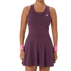 Women's New York Match Tennis Dress Dark Aubergine,Apparel,Asics,Dark Aubergine,XS,Tennis Express,2042A458_500