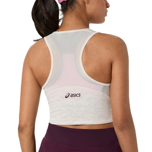 Women's New York Match Tennis Crop Top Soft Oat,Apparel,Asics,,,Tennis Express,2042A459_250_1