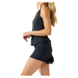 Women's Cute as a Bunny 13 Inch Tennis Skort Black, Bobbe, Tennis Express, 205-50104BF26-3